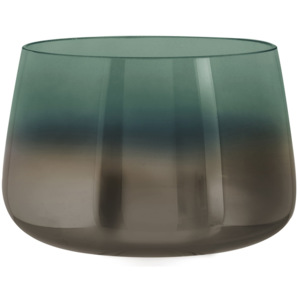PRESENT TIME Malá zelená sklenená váza Oiled