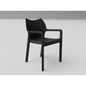 Design2 Stoličky Dionisio Black Arm chair