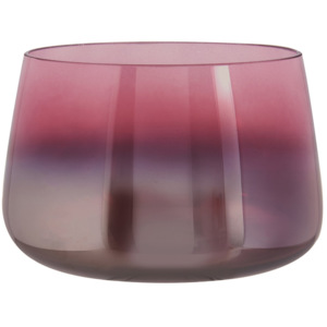 PRESENT TIME Malá ružová sklenená váza Oiled