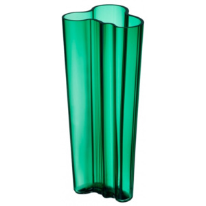 Váza Alvar Aalto 255mm, smaragdová Iittala