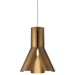 Design2 Luster - Závesná lampa Origami Design 1 hnedá