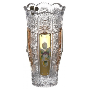 Krištáľová váza 500K Zlato II, farba číry krištáľ, výška 180 mm