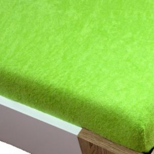 Plachta posteľná zelená froté EMI