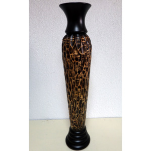 Váza EXOTIC 76 cm čierno hnedá
