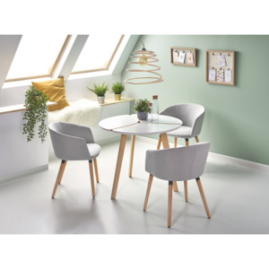 Halmar EXPRESS stôl biely / buk