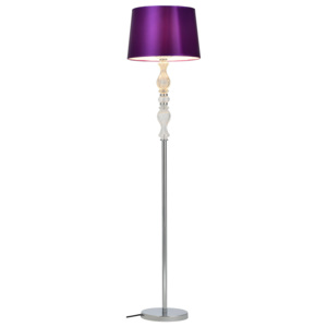 [lux.pro]® Elegantná stojaca lampa - PurpleLight 1 x E 27 - 60W - fialová