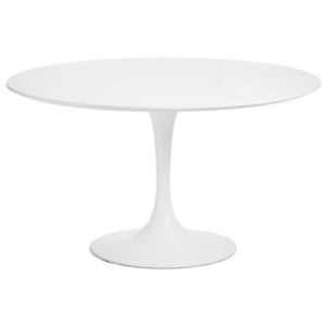 Design2 Stôl Fiber o135 biely MDF