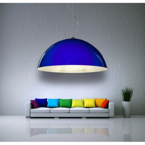Design2 Luster - Závesná lampa Luminato 120 cm modrá