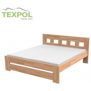 Kvalitná masívna posteľ JANA Veľkosť: 200 x 160 cm, Materiál: BUK prírodný