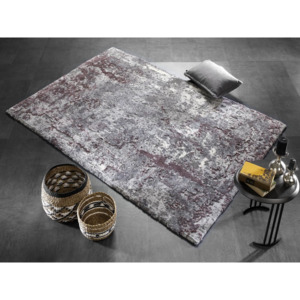 Kusový koberec Juwel Liray 696 šedo fialový
