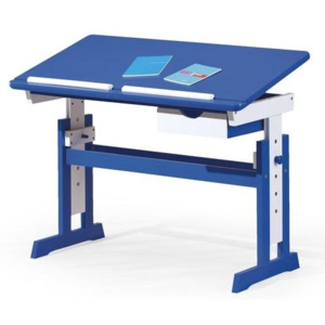 Halmar PACO písací stôl modro - biely