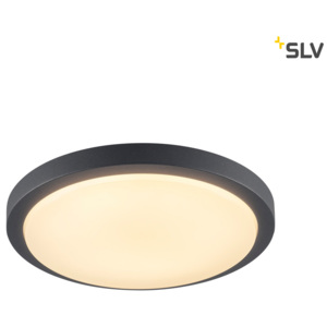 SLV AINOS | vonkajšie stropné svietidlo so senzorom Farba: Antracit, Pohybový senzor: áno