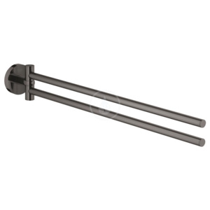 Grohe Essentials, držiak na uteráky, tmavý grafit