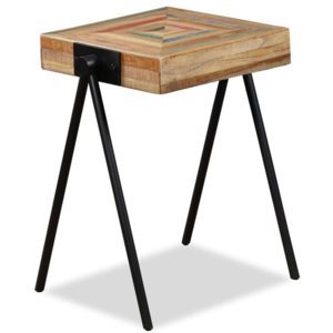 Príručný stolík, recyklované teakové drevo