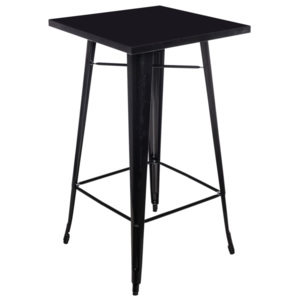 Design2 Stôl barový Paris čierny