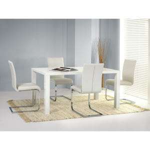 Jedálenský stôl rozkladací 160/200 RONALD biely Halmar