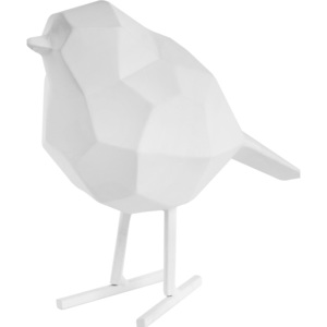 PRESENT TIME 2 ks Malá dizajnová biela soška Statue Bird