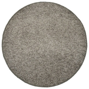 Vopi koberce akcia: 160x160 cm Kusový guľatý koberec Color Shaggy šedý - 160x160 kruh cm