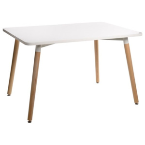 Design2 Stôl Copine doska biela 120x80 cm