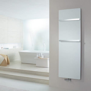 Zehnder Vitalo Bar Koupelnový radiátor 1570 x 600 mm, rovný, středové připojení 50 mm, bílý lak