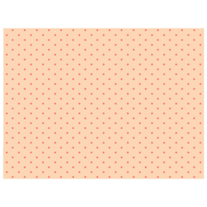 Hodvábny papier Peach/Coral dots - 10 listov