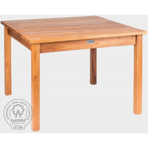 FaK Teakový stôl pevný 75x75x45 cm GIOVANNI MINI