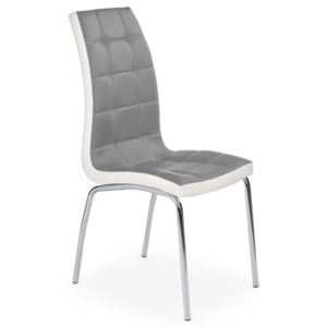 Jedálenská stolička K186 sivá / biela Halmar