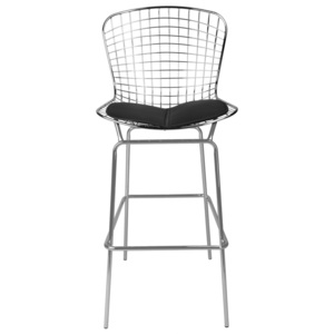 Design2 Barová stolička Harry čierny vankúš