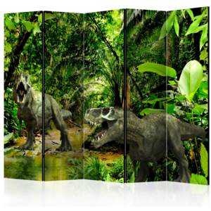 Paraván - Dinosaurs in the Jungle II [Room Dividers] 225x172