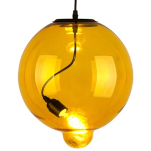 Alta Design Lampa závesná Modern Glass Bubble žltá