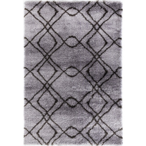Festival koberce Kusový koberec Carmella K11608-01 Light Grey Dark Grey - 80x150 cm
