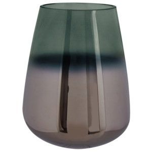 PRESENT TIME Zelená sklenená váza Oiled