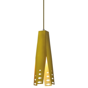 Design2 Luster - Závesná lampa Origami Design 2 hnedá