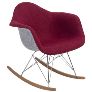 Design2 Stoličky P018 RAR Duo červená - šedá