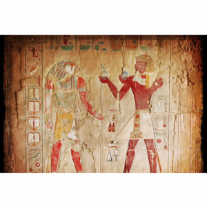 Dimex SK Fototapeta Egyptské maľby 3 rôzne rozmery L - š-225 x v-250 cm