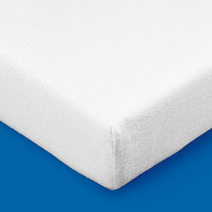 Blancheporte Meltonová absorpčná ochrana matraca 200g/m2 25 cm biela 90x190cm poťah, roh 25cm