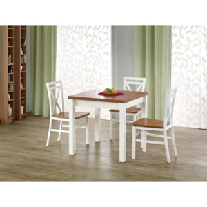 Halmar Gracjan stôl farba jelša / biely