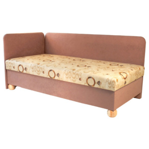 Jednolôžková posteľ (váľanda) 80 cm Siba (s molitanovým matracom) (L). Vlastná spoľahlivá doprava až k Vám domov