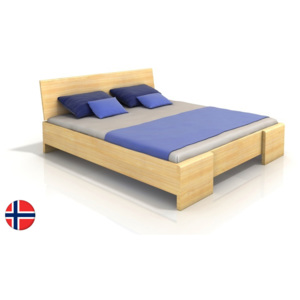 Manželská posteľ 160 cm Naturlig Blomst High (borovica) (s roštom). . Vlastná spoľahlivá doprava až k Vám domov