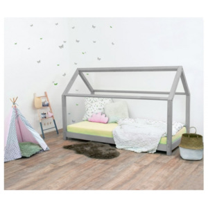 TERY detská posteľ bez bočnice, Farba sivá, Veľkosť 80 x 180 cm