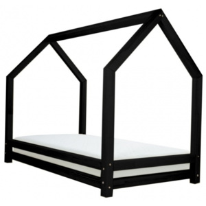 FUNNY detská posteľ, Farba čierna, Veľkosť 120 x 200 cm
