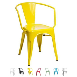 PARIS stolička, Farba gunmetal - galvanizované