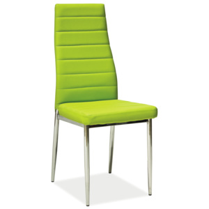 Jedálenská stolička H-261 (ekokoža zelená). Vlastná spoľahlivá doprava až k Vám domov