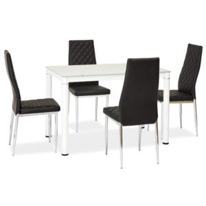 Jedálenský stôl Galant (biela) (pre 4 osoby). Vlastná spoľahlivá doprava až k Vám domov