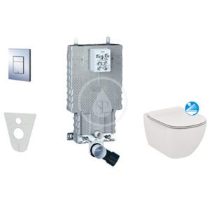 Grohe Uniset - Sada pro závěsné WC + klozet a sedátko Ideal Standard Tesi 38643SET-KE-GR
