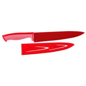 Červený oceľový nôž Versa Cuchillo
