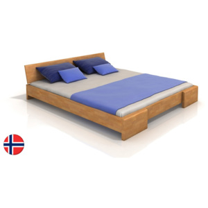 Manželská posteľ 180 cm Naturlig Blomst (buk) (s roštom). . Vlastná spoľahlivá doprava až k Vám domov