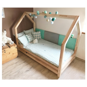 FUNNY detská posteľ, Farba natural, Veľkosť 70x160 cm