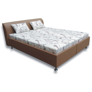 Manželská posteľ 160 cm Rita 2 (s pružinovými matracmi). Vlastná spoľahlivá doprava až k Vám domov