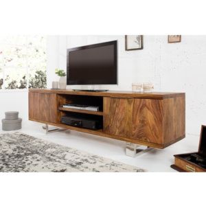 TV-skrinka 37902 160cm Masív drevo Sheesham/Palisander -Komfort-nábytok